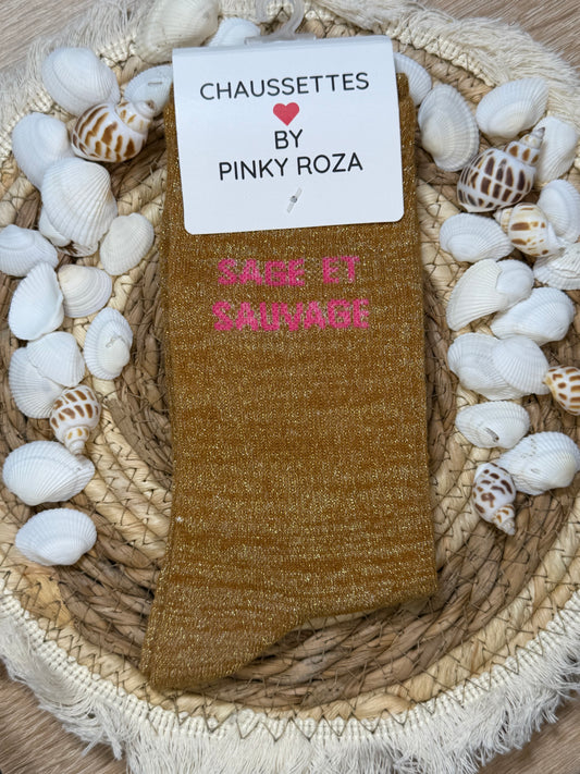 Chaussettes à paillettes ✨