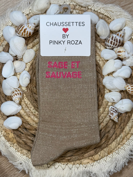 Chaussettes à paillettes ✨