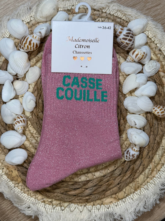 Chaussettes à paillettes ✨