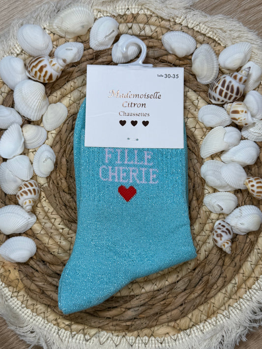 Chaussettes à paillettes ✨