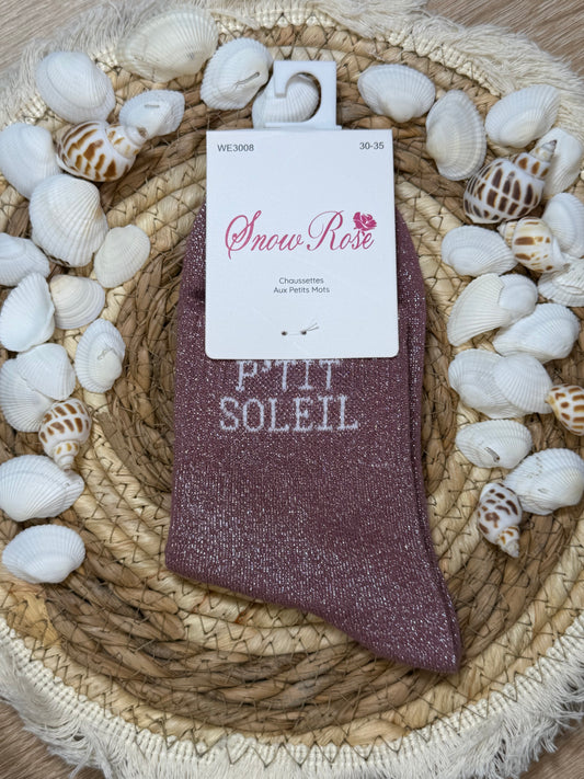 Chaussettes à paillettes ✨