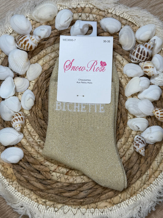 Chaussettes à paillettes ✨