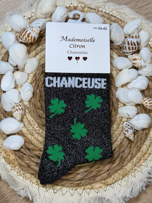 Chaussettes à paillettes ✨