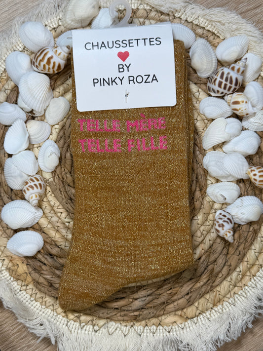 Chaussettes à paillettes ✨