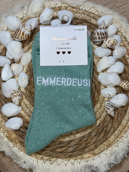 Chaussettes à paillettes ✨