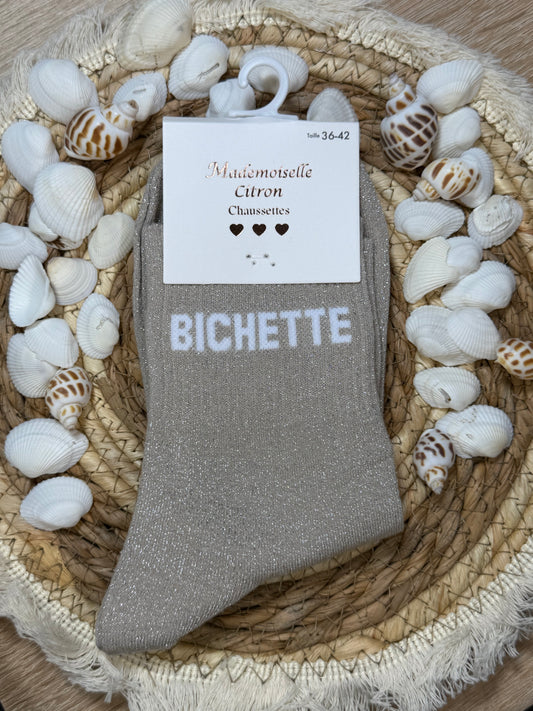Chaussettes à paillettes ✨