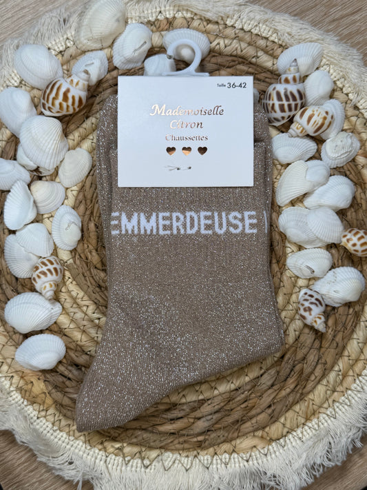 Chaussettes à paillettes ✨