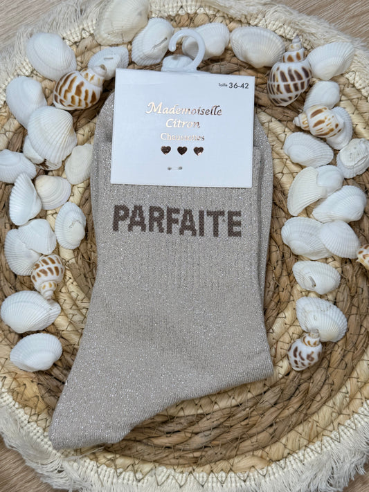 Chaussettes à paillettes ✨