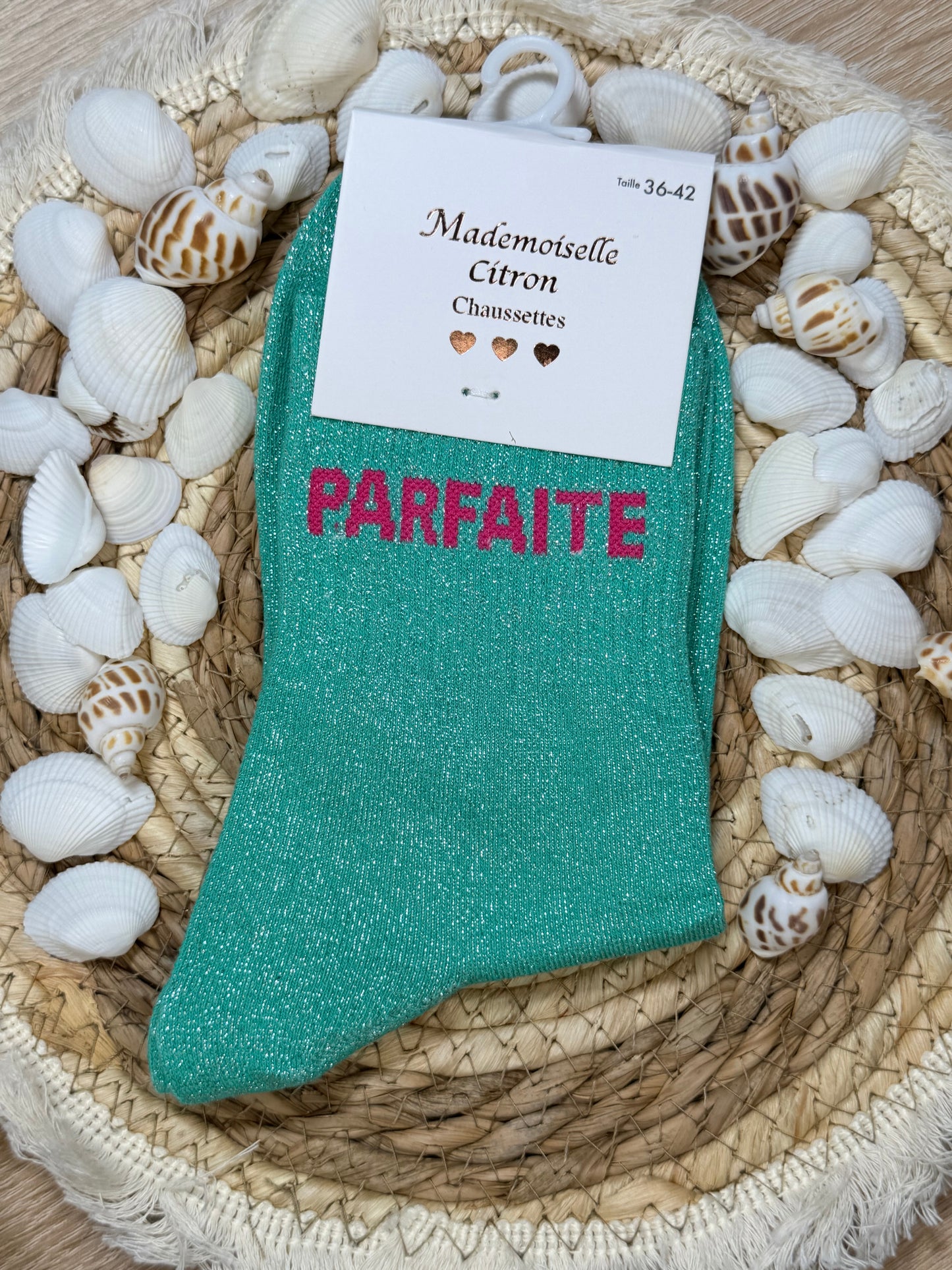 Chaussettes à paillettes ✨