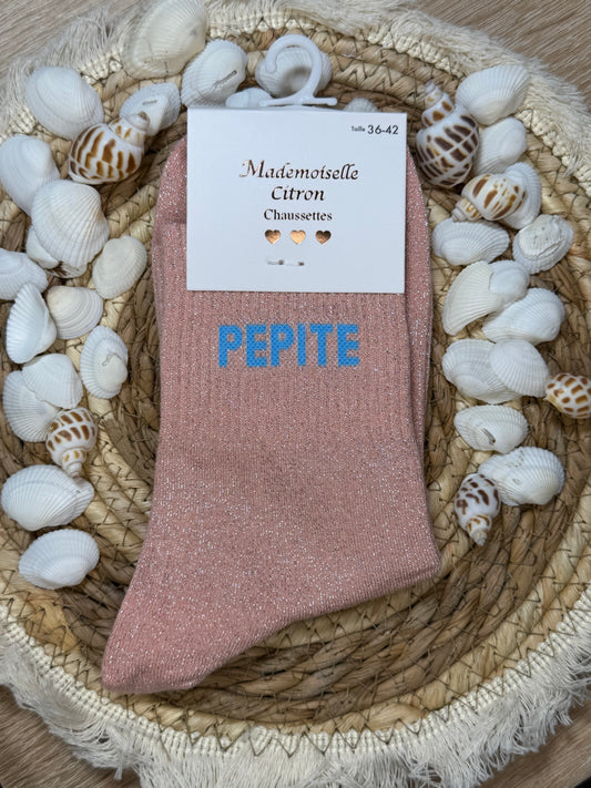 Chaussettes à paillettes ✨