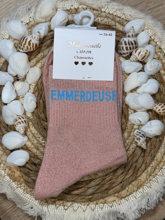 Chaussettes à paillettes ✨