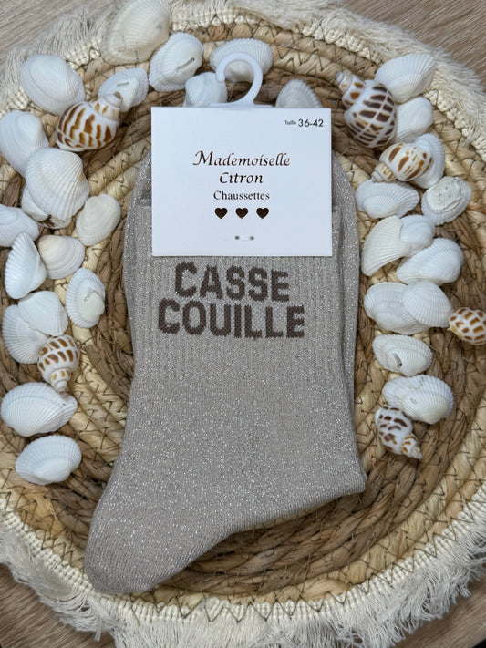Chaussettes à paillettes ✨