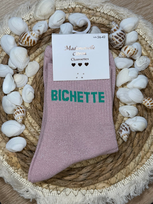 Chaussettes à paillettes ✨