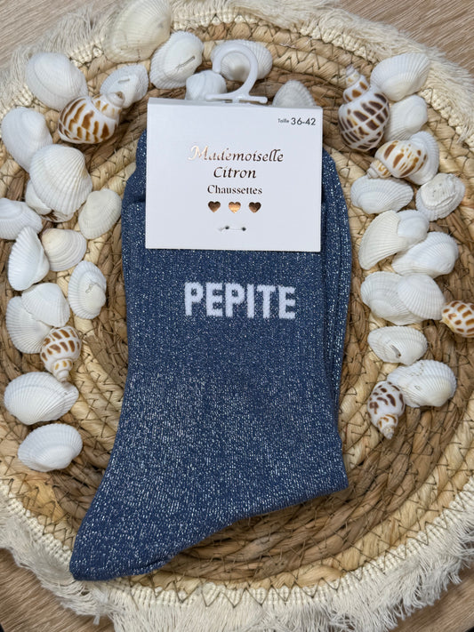Chaussettes à paillettes ✨