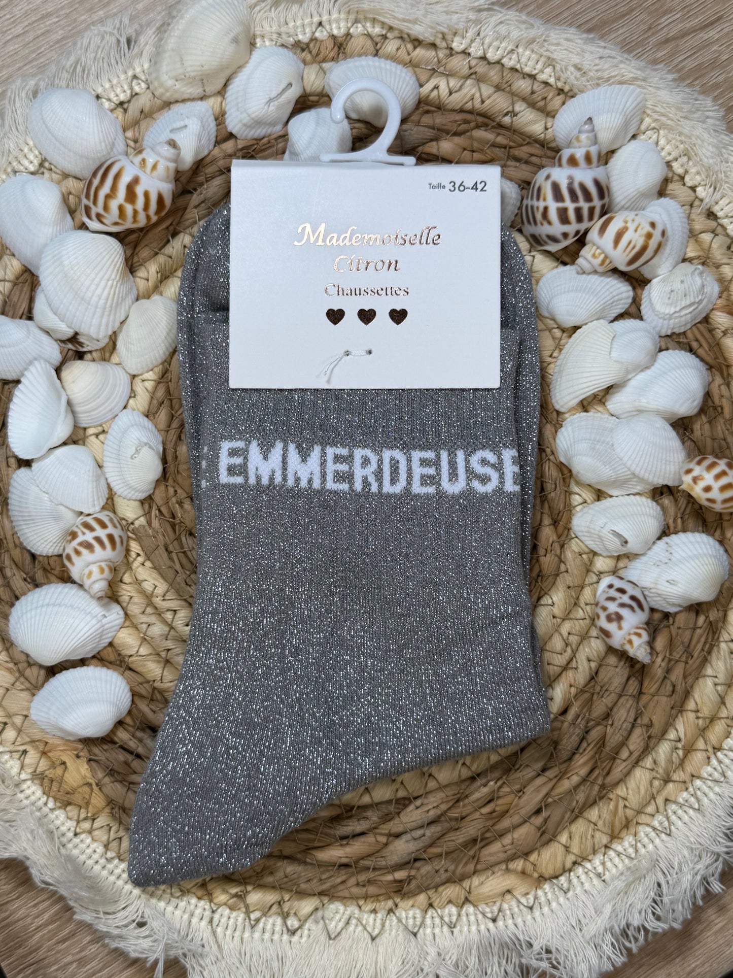 Chaussettes à paillettes ✨