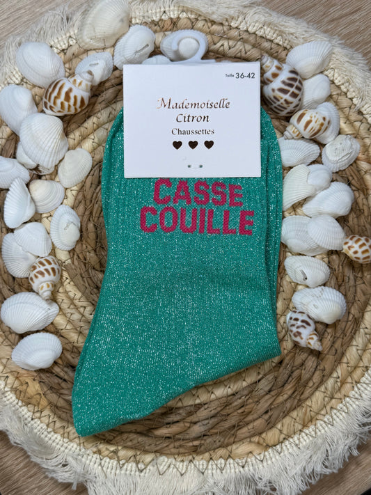 Chaussettes à paillettes ✨