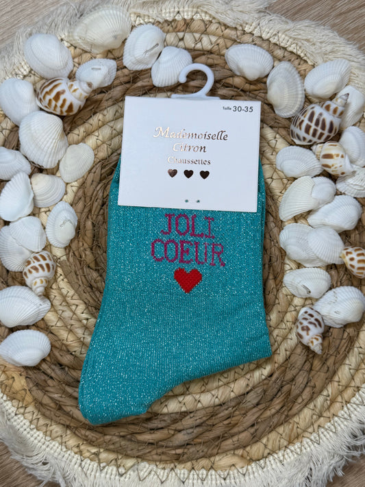 Chaussettes à paillettes ✨