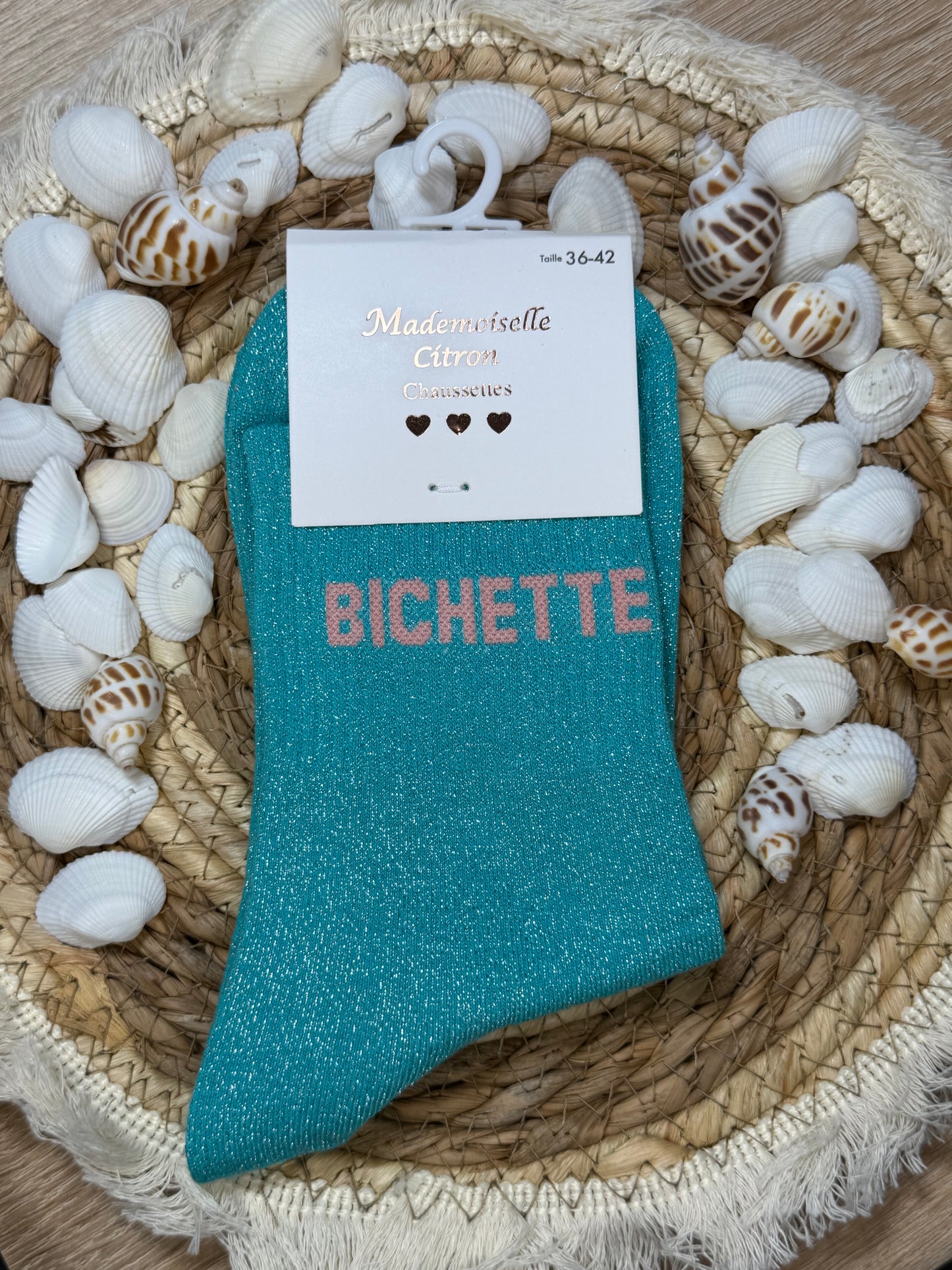 Chaussettes à paillettes ✨