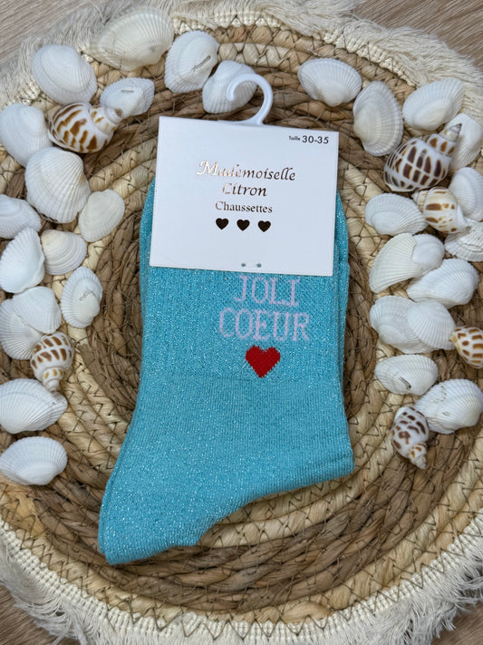 Chaussettes à paillettes ✨