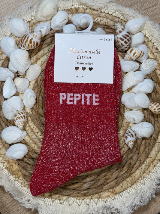 Chaussettes à paillettes ✨