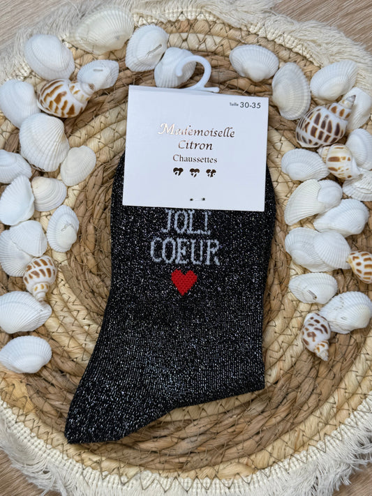 Chaussettes à paillettes ✨