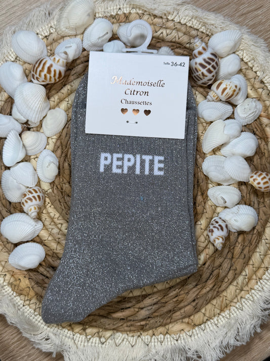 Chaussettes à paillettes ✨