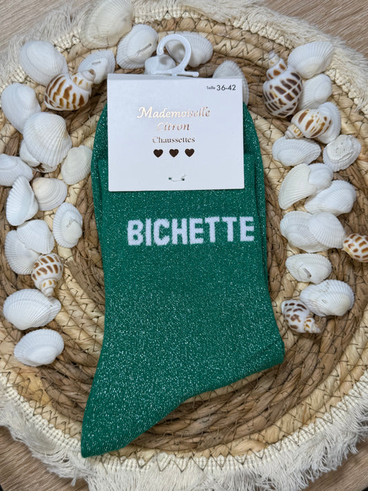 Chaussettes à paillettes ✨