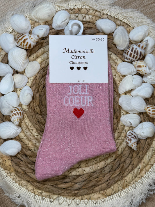 Chaussettes à paillettes ✨