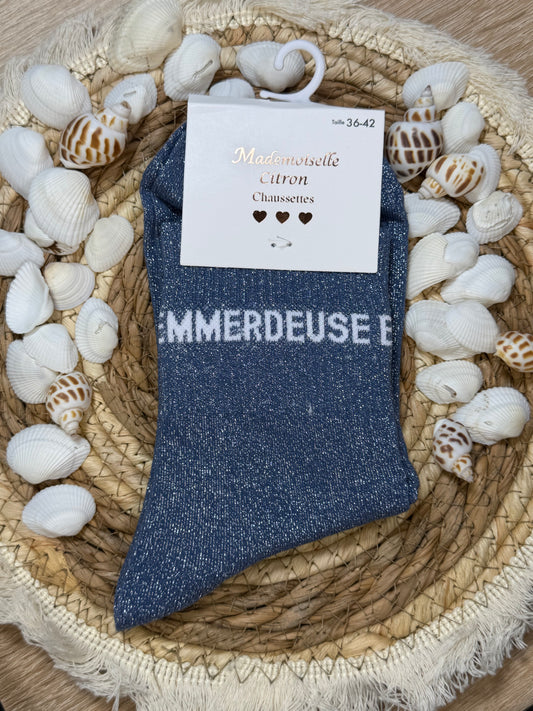 Chaussettes à paillettes ✨